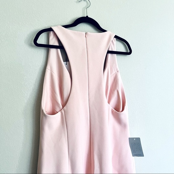 MISHA Pale Pink Sleeveless Sheath Midi Dress, size 14 - Picture 8 of 12